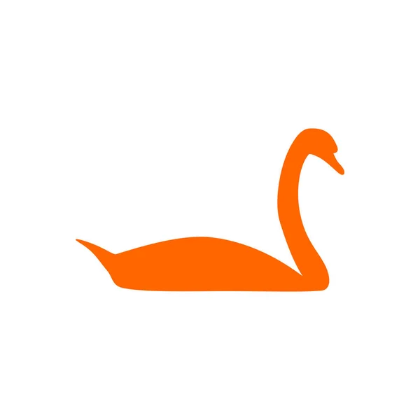 Cisne Fondo Como Ilustración Vectorial — Vector de stock