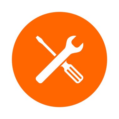 Vektör illüstrasyonu olarak araçlar ve daire