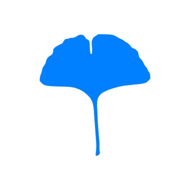 Vektör illüstrasyonu olarak Ginkgo yaprağı ve arkaplanı