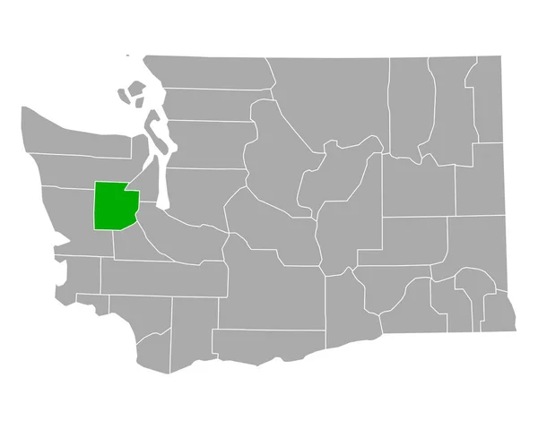 Mapa Pedra Natural Washington —  Vetores de Stock