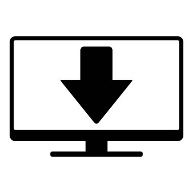 Oku ve ekranı vektör illüstrasyonu olarak indir