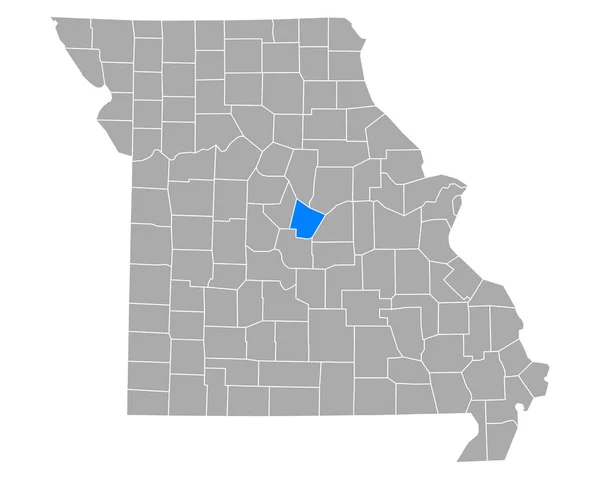 Mapa Colea Missouri — Stockový vektor