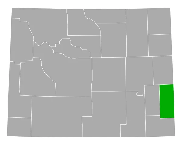 Mappa Goshen Wyoming — Vettoriale Stock