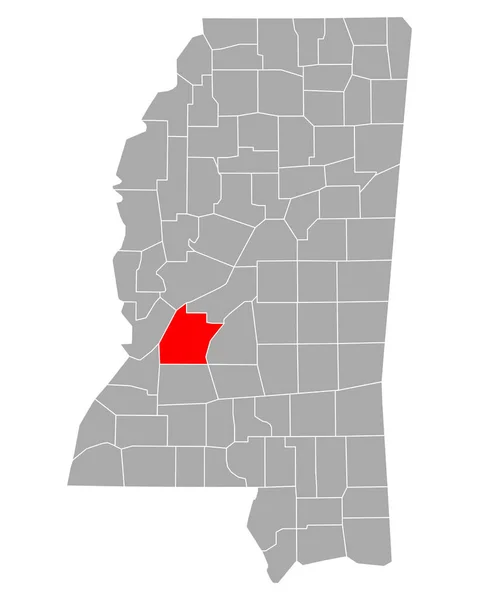 Mapa Bandas Mariachi Mississippi —  Vetores de Stock