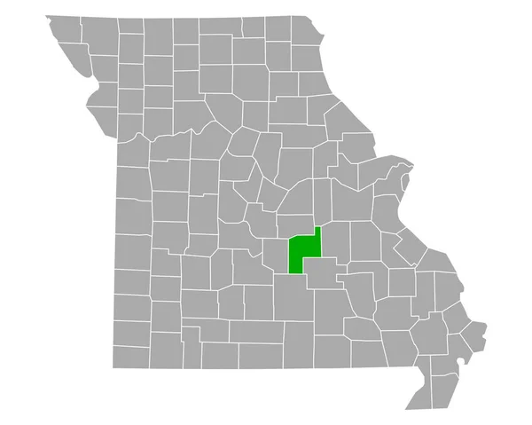 Mapa Empreiteiros Construção Missouri — Vetor de Stock