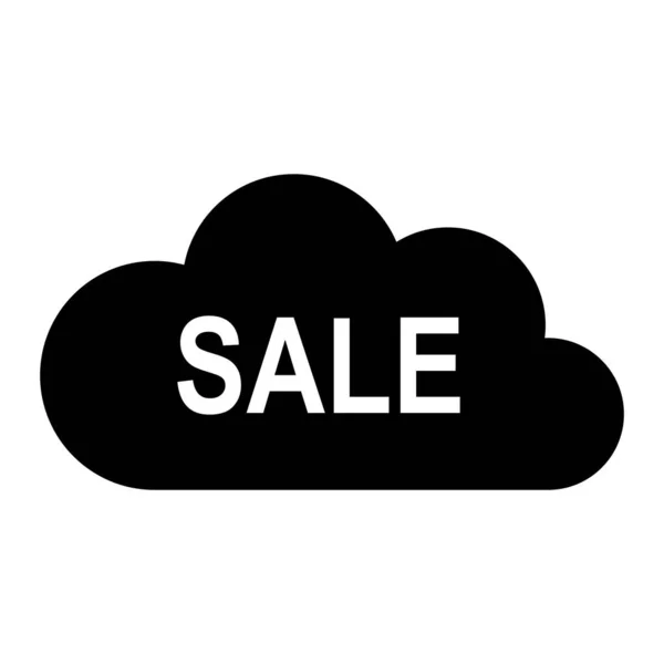 Sale Cloud Vector Illustration — Stock Vector