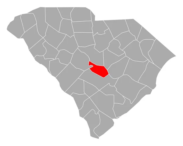 Карта Келгун Південній Кароліні — стоковий вектор