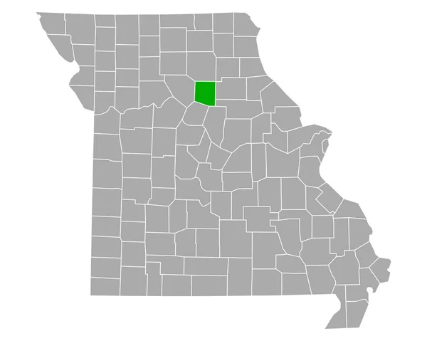 Carte Randolph Dans Missouri — Image vectorielle