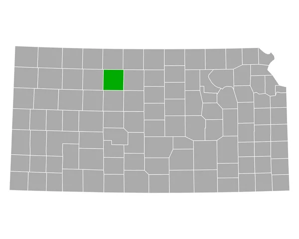 Mapa Fotógrafos Kansas — Vetor de Stock