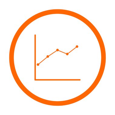 Çizelge ve daire vektör illüstrasyonu