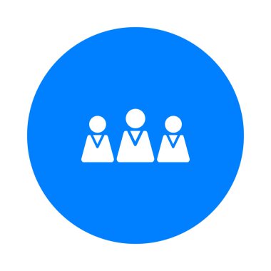 Takım ve daire vektör illüstrasyonu