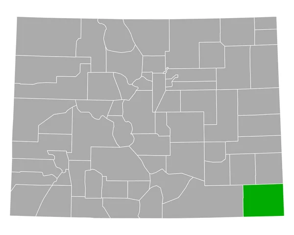 Карта Бака Колорадо — стоковий вектор