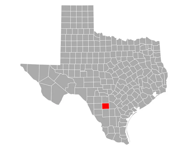 テキサス州 テキサス州 のフリオ地図 — ストックベクタ