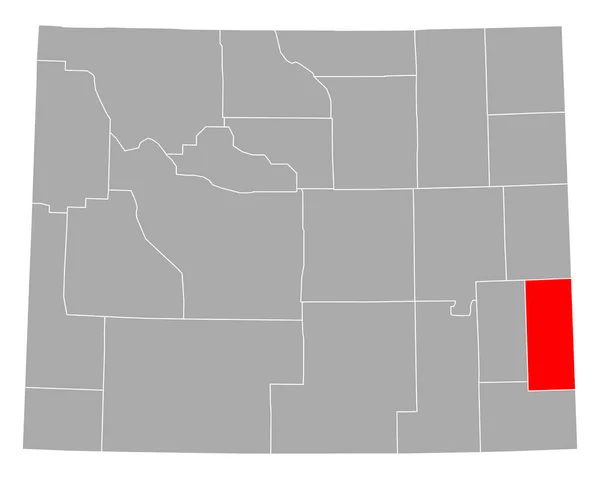 Karta Över Goshen Wyoming — Stock vektor