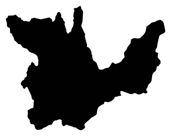 Peta Akurat Dari Huanuco - Stok Vektor