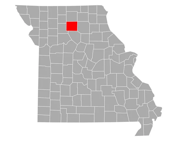 Mapa Linn Missouri — Archivo Imágenes Vectoriales