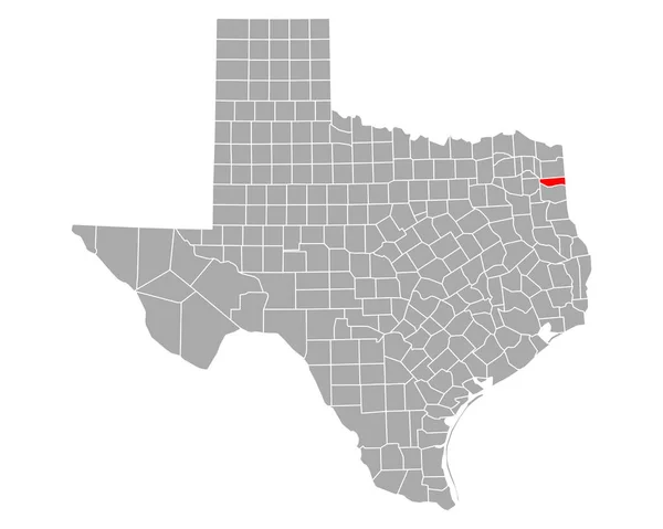 Kaart Van Marion Texas — Stockvector