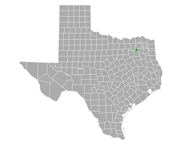 Mappa Delle Piogge Texas — Vettoriale Stock