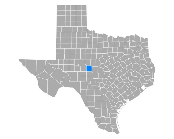 Mapa Containers Texas —  Vetores de Stock