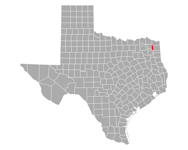 Karta Över Morris Texas — Stock vektor