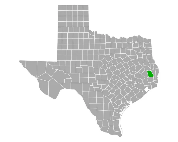 Mapa Empresas Construção Texas — Vetor de Stock