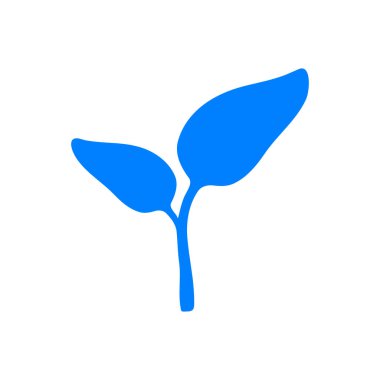 Vektör illüstrasyonu olarak bitki ve arkaplan