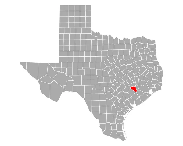 Mapa Austin Rock — Vetor de Stock
