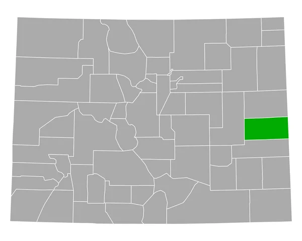 Mapa Queimadores Colorado —  Vetores de Stock