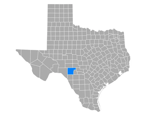 Mapa Editores Texas — Vetor de Stock