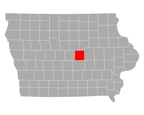 Mapa Marshall Iowa — Archivo Imágenes Vectoriales