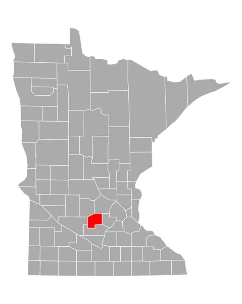 Karte Von Mcleod Minnesota — Stockvektor