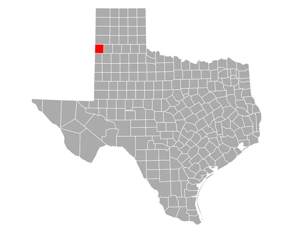 Karta Över Parmer Texas — Stock vektor