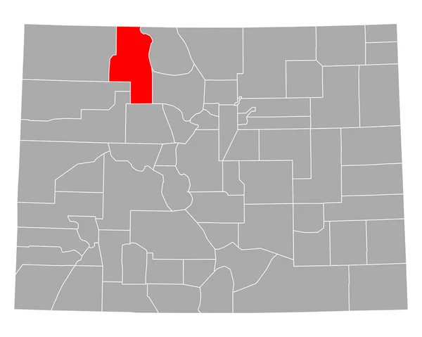 Mapa Routt Colorado — Archivo Imágenes Vectoriales