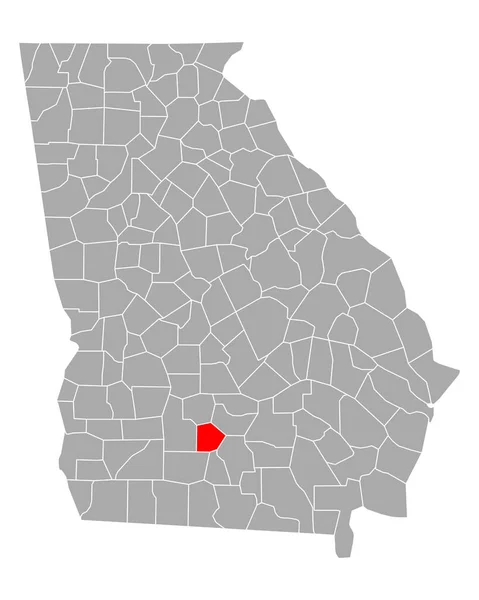 ジョージア州 ジョージア の地図 — ストックベクタ