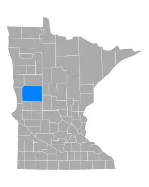 Minnesota 'daki Susamuru Kuyruğu Haritası