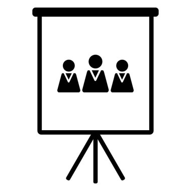 Takım ve çizelge vektör illüstrasyonu olarak