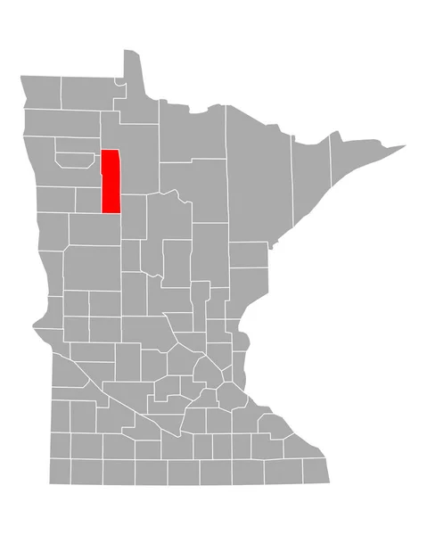 Mapa Água Potável Saneamento Básico Minnesota — Vetor de Stock