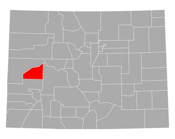 Mapa Delty Kolorado — Wektor stockowy