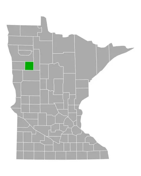 Plan Mahnomen Minnesota — Image vectorielle