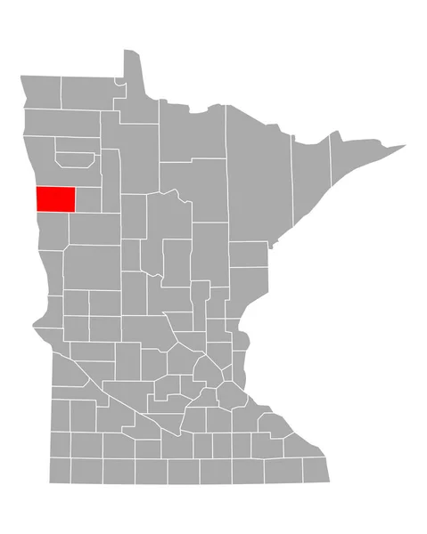Mappa Norman Minnesota — Vettoriale Stock