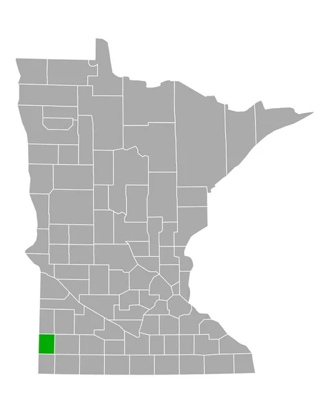 Map Pipestone Minnesota — Stock Vector