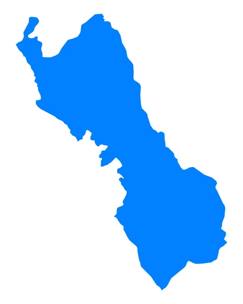 Mappa Della Regione Lima — Vettoriale Stock