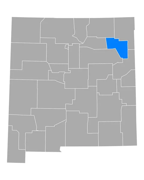 Карта Хардинга Нью Мексико — стоковый вектор