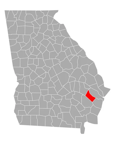 ジョージア州 グルジア の地図 — ストックベクタ