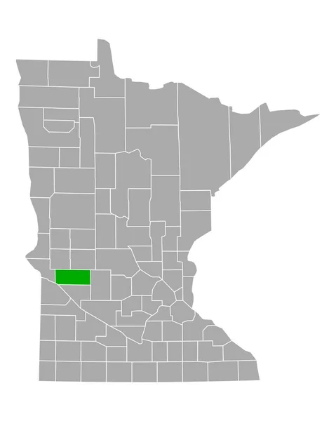 Mapa Agentes Carga Minnesota —  Vetores de Stock