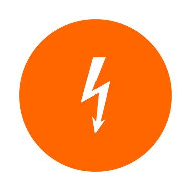 Vektör gösterimi olarak şimşek ve daire