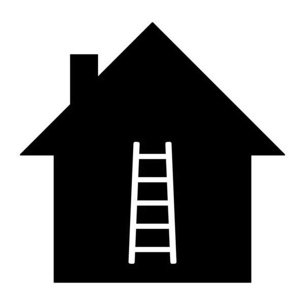 Ladder Home Vector Illustration — Stock Vector