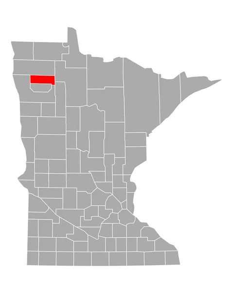 Mappa Pennington Minnesota — Vettoriale Stock
