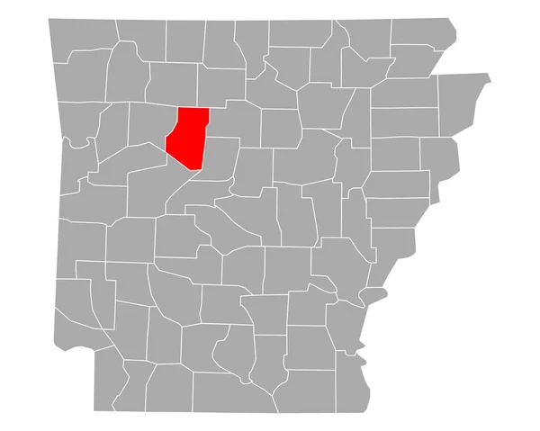 Carte Pape Arkansas — Image vectorielle