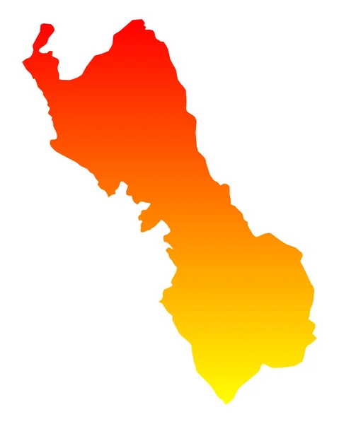 Mapa Região Lima —  Vetores de Stock
